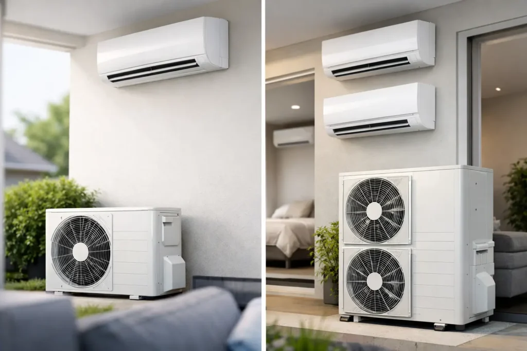 Split oder Multisplit Klimaanlage?