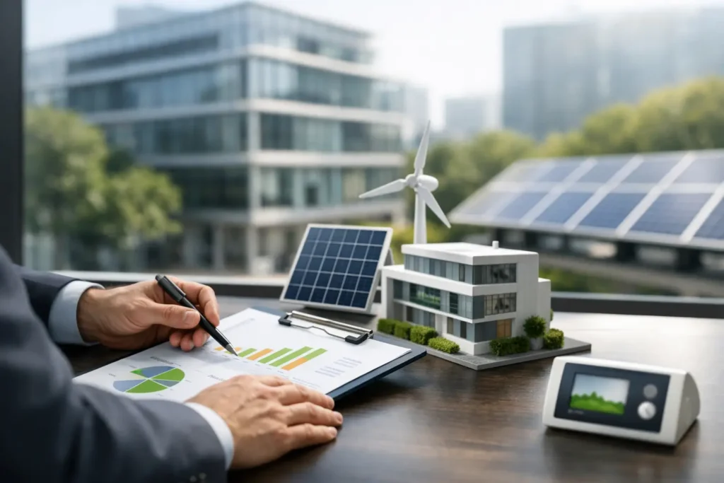 Leitfaden gewerbliche Energieoptimierung Gebäude